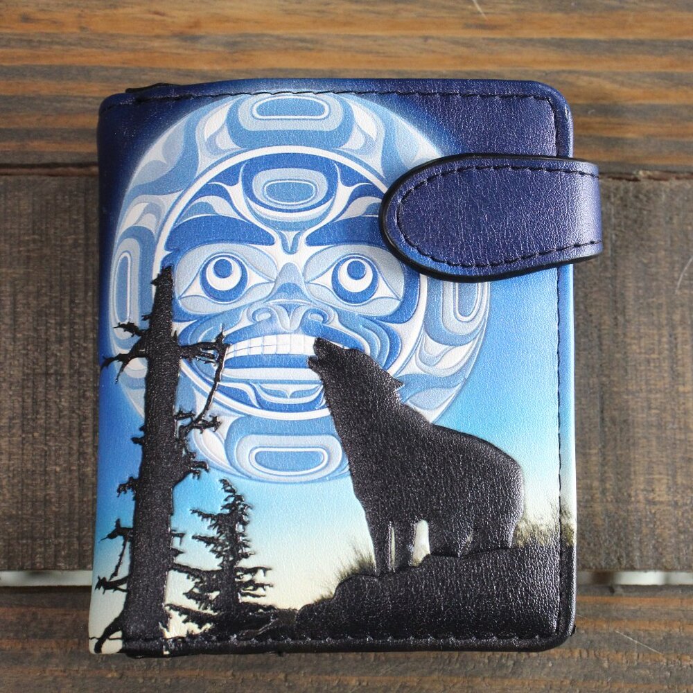 Cedar Paddle Handmade Wallet Custom Artwork